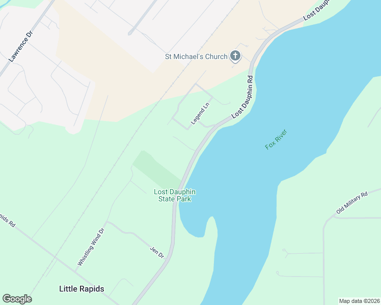 map of restaurants, bars, coffee shops, grocery stores, and more near 2880 Lost Dauphin Road in De Pere