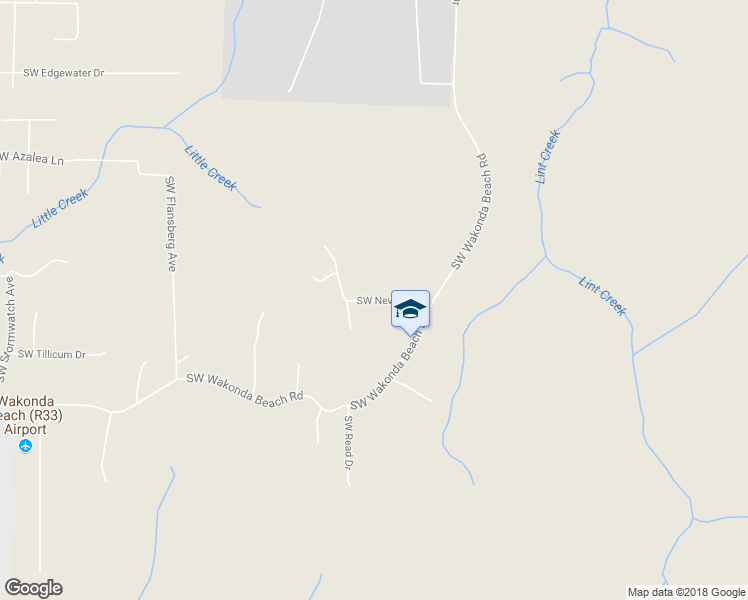 map of restaurants, bars, coffee shops, grocery stores, and more near Southwest Newton Drive in Waldport