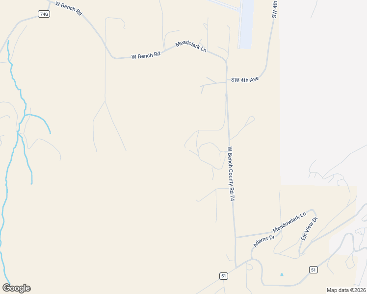 map of restaurants, bars, coffee shops, grocery stores, and more near 26216 West Bench Road in John Day