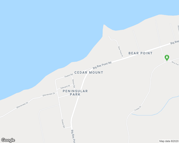 map of restaurants, bars, coffee shops, grocery stores, and more near 637 Big Bay Point Road in Innisfil