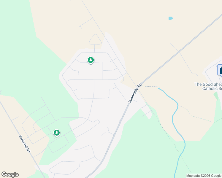 map of restaurants, bars, coffee shops, grocery stores, and more near 3 Cameron Street in Simcoe County