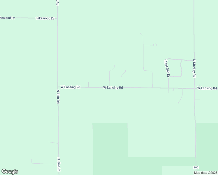 map of restaurants, bars, coffee shops, grocery stores, and more near 3777 West Lansing Road in Roscommon