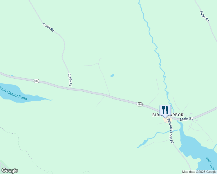 map of restaurants, bars, coffee shops, grocery stores, and more near 28 Crane Road in Winter Harbor