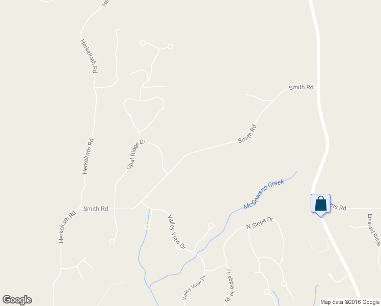 map of restaurants, bars, coffee shops, grocery stores, and more near Smith Road in Onekama