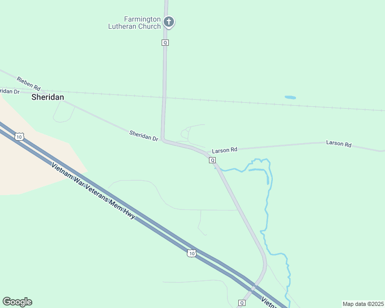 map of restaurants, bars, coffee shops, grocery stores, and more near N4205 County Road QQ in Waupaca