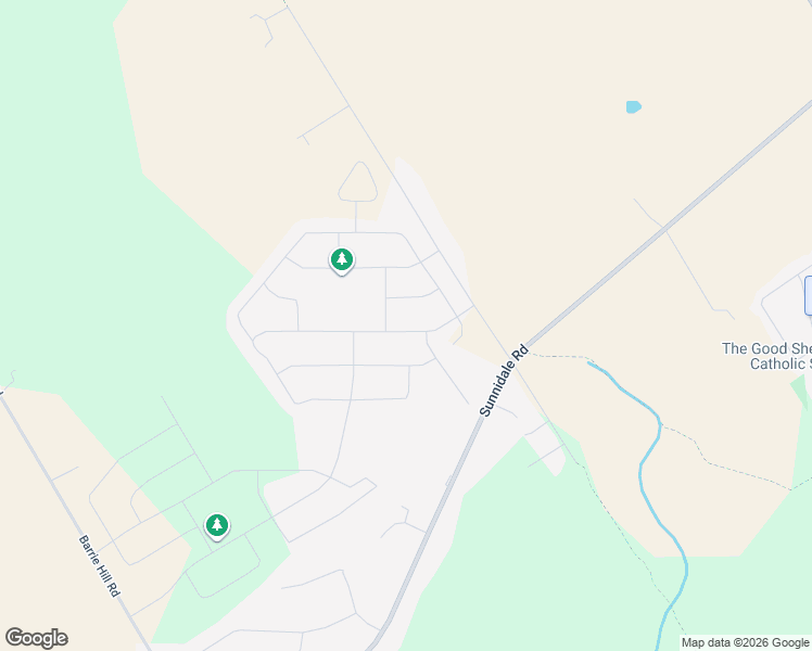 map of restaurants, bars, coffee shops, grocery stores, and more near 24 Marks Road in Simcoe County