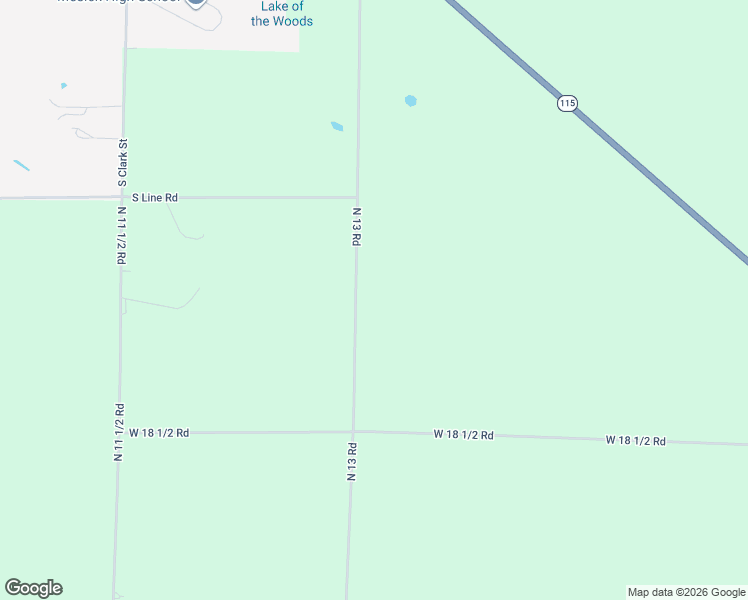map of restaurants, bars, coffee shops, grocery stores, and more near 3500-3998 North 13 Road in Mesick