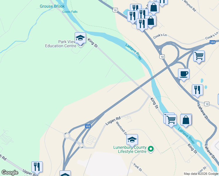 map of restaurants, bars, coffee shops, grocery stores, and more near 65 Foleys Lane in Bridgewater