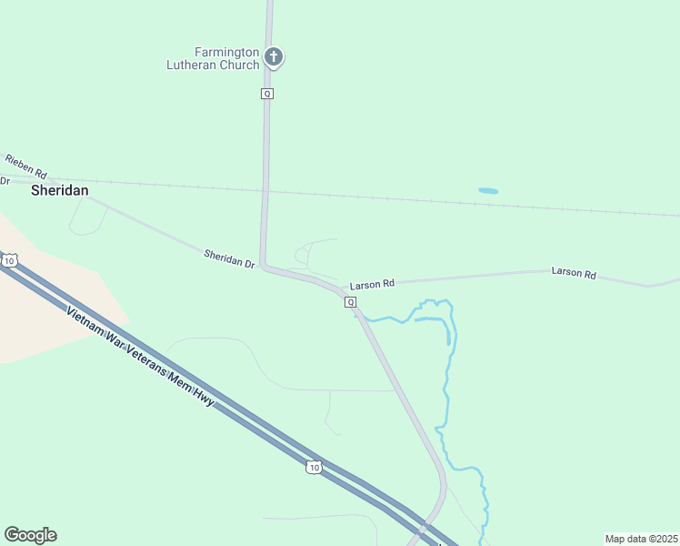 map of restaurants, bars, coffee shops, grocery stores, and more near N4205 County Road QQ in Waupaca