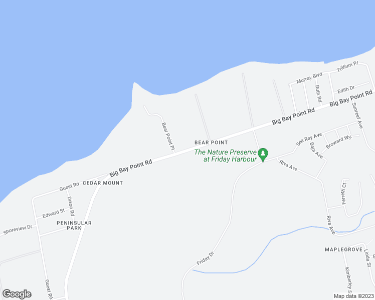 map of restaurants, bars, coffee shops, grocery stores, and more near 515 Big Bay Point Road in Innisfil
