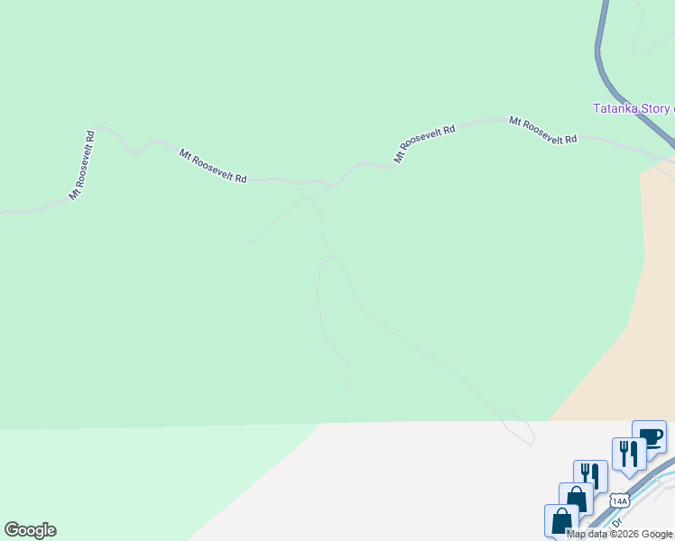 map of restaurants, bars, coffee shops, grocery stores, and more near 739 Stage Run Road in Deadwood