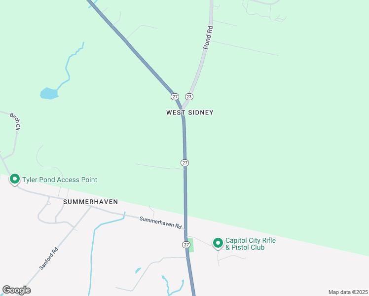 map of restaurants, bars, coffee shops, grocery stores, and more near 2068 Belgrade Road in Sidney