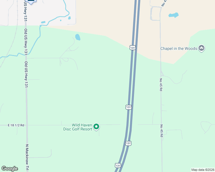 map of restaurants, bars, coffee shops, grocery stores, and more near 9553 East 18 1/2 Road in Manton