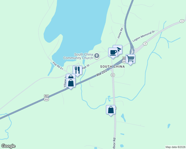 map of restaurants, bars, coffee shops, grocery stores, and more near 420 Maine 3 in China