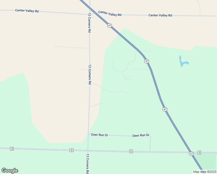 map of restaurants, bars, coffee shops, grocery stores, and more near N4302 12 Corners Road in Black Creek