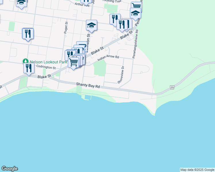 140 Shanty Bay Road, OroMedonte ON Walk Score