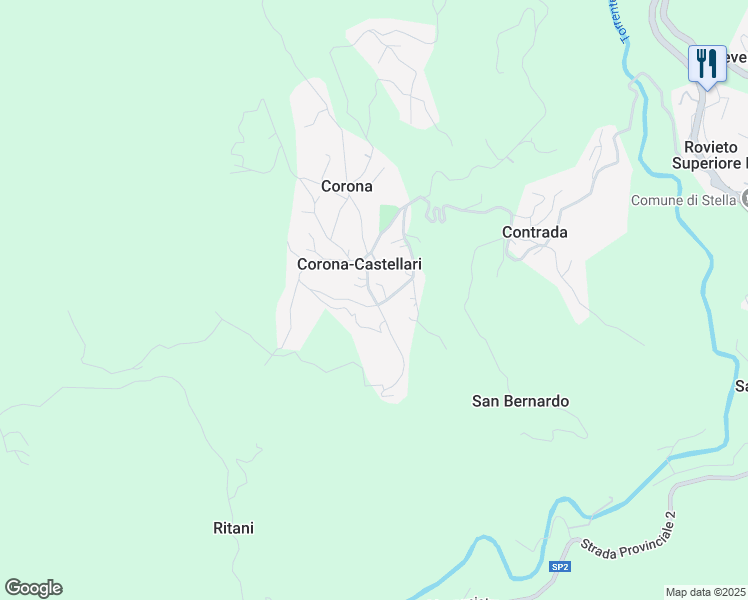 map of restaurants, bars, coffee shops, grocery stores, and more near 45-48 Via Dorino Boristene in Provincia di Savona