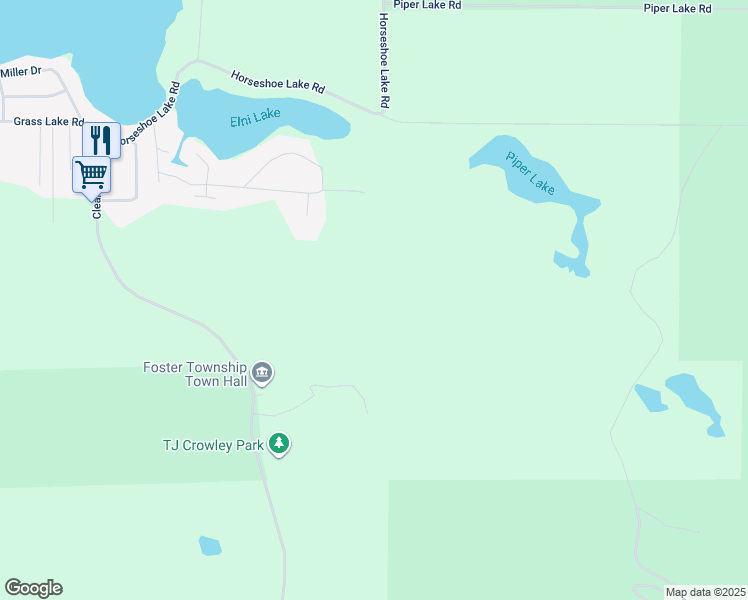 map of restaurants, bars, coffee shops, grocery stores, and more near Number 234 Road in West Branch