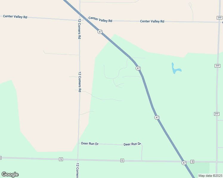map of restaurants, bars, coffee shops, grocery stores, and more near N4302 12 Corners Road in Black Creek