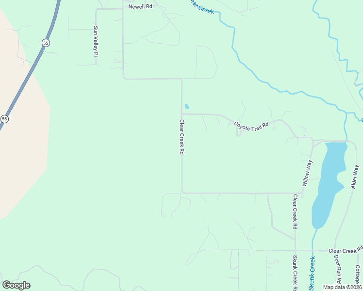 map of restaurants, bars, coffee shops, grocery stores, and more near 125 Clear Creek Road in Cascade