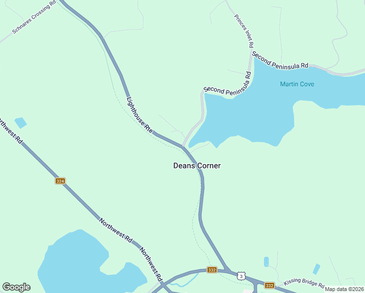 map of restaurants, bars, coffee shops, grocery stores, and more near 1 Second Peninsula Road in Lunenburg