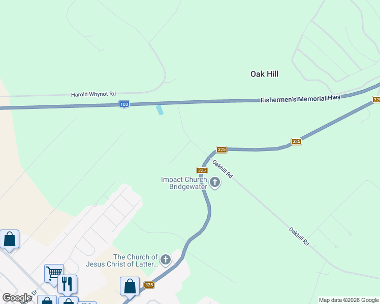 map of restaurants, bars, coffee shops, grocery stores, and more near 31 Orphans Home Road in Oak Hill