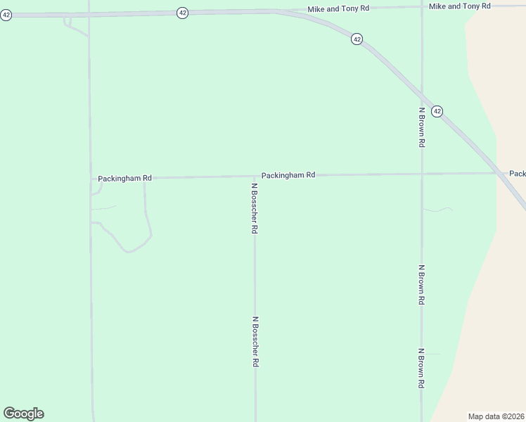map of restaurants, bars, coffee shops, grocery stores, and more near 11801 Packingham Road in Manton