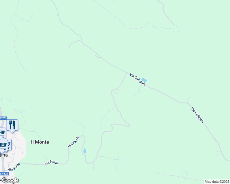 map of restaurants, bars, coffee shops, grocery stores, and more near 2594 Via Fernè in Provincia di Modena