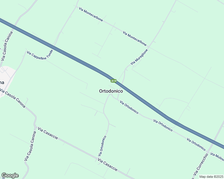 map of restaurants, bars, coffee shops, grocery stores, and more near 5 Via Muraglione in Imola