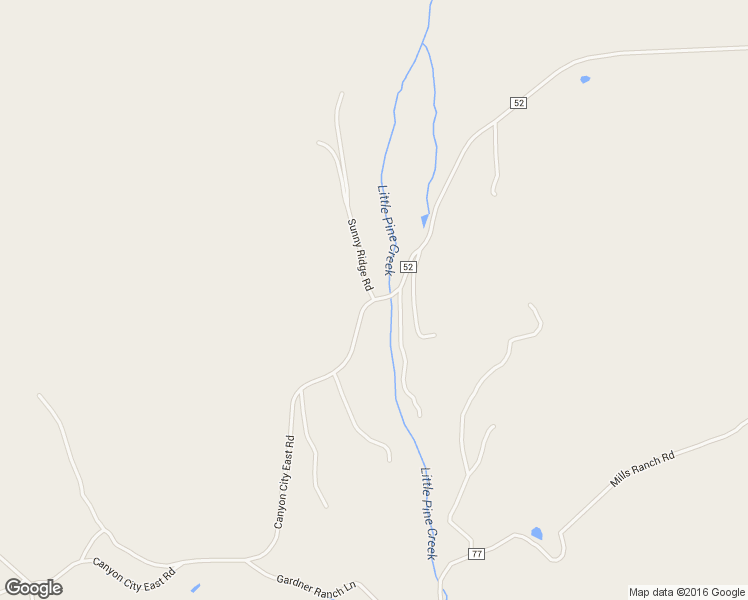 map of restaurants, bars, coffee shops, grocery stores, and more near Canyon City East Road in Canyon City