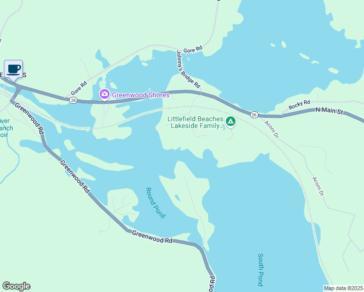 map of restaurants, bars, coffee shops, grocery stores, and more near 10 Point Lane in Greenwood