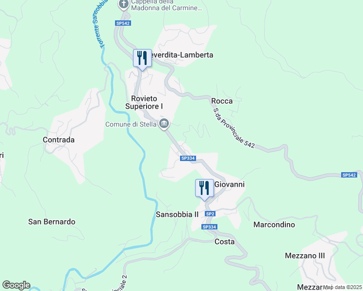 map of restaurants, bars, coffee shops, grocery stores, and more near in San Giovanni