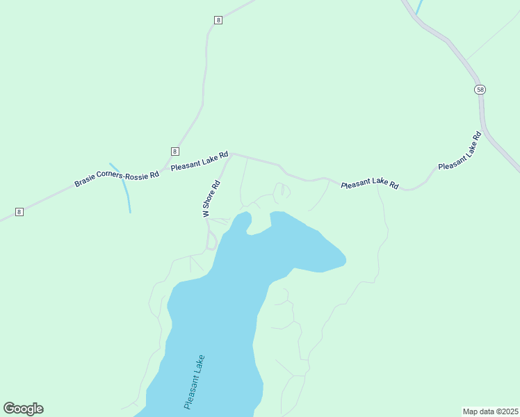 map of restaurants, bars, coffee shops, grocery stores, and more near 432 N Shore Rd in Hammond