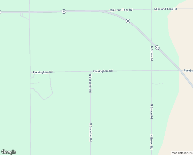 map of restaurants, bars, coffee shops, grocery stores, and more near 3076 North Bosscher Road in Manton