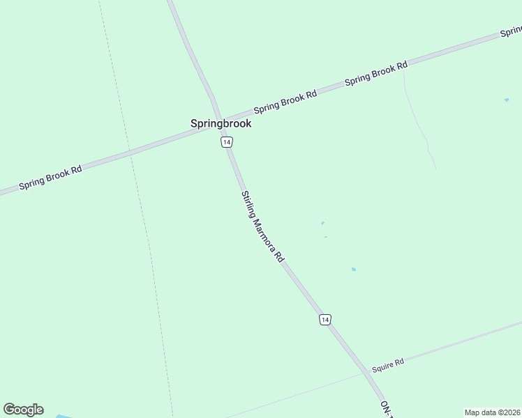 map of restaurants, bars, coffee shops, grocery stores, and more near 4746 Stirling Marmora Road in Springbrook