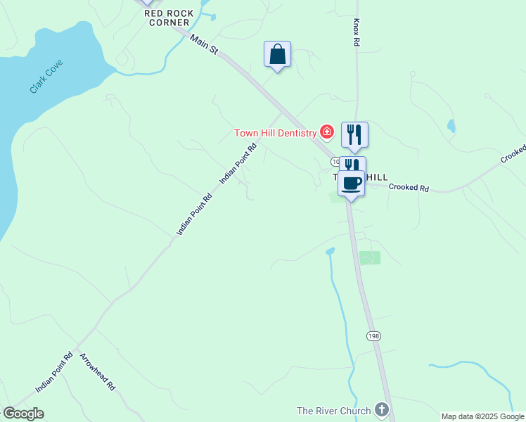 map of restaurants, bars, coffee shops, grocery stores, and more near 23 Wentworth Way in Bar Harbor