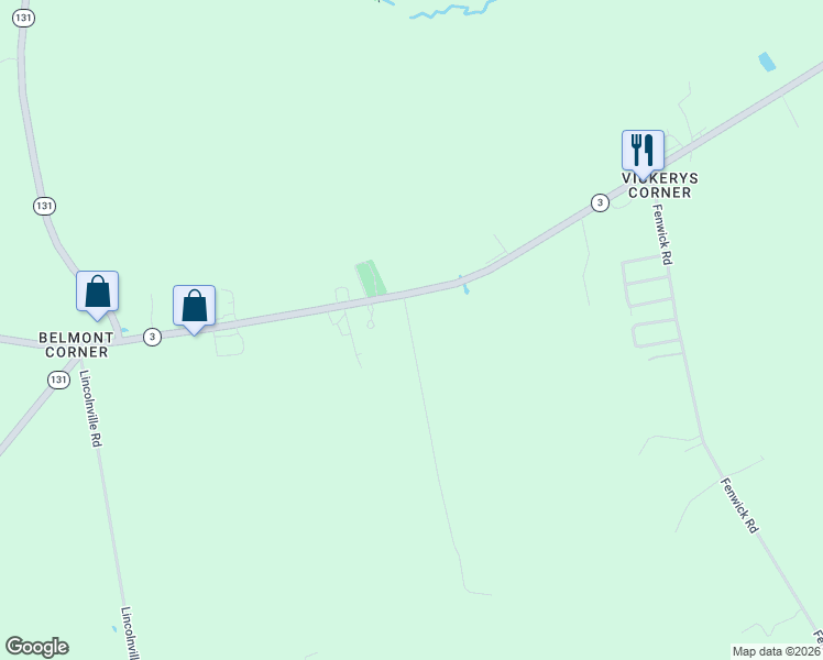 map of restaurants, bars, coffee shops, grocery stores, and more near 11 Bicknell Road in Belmont