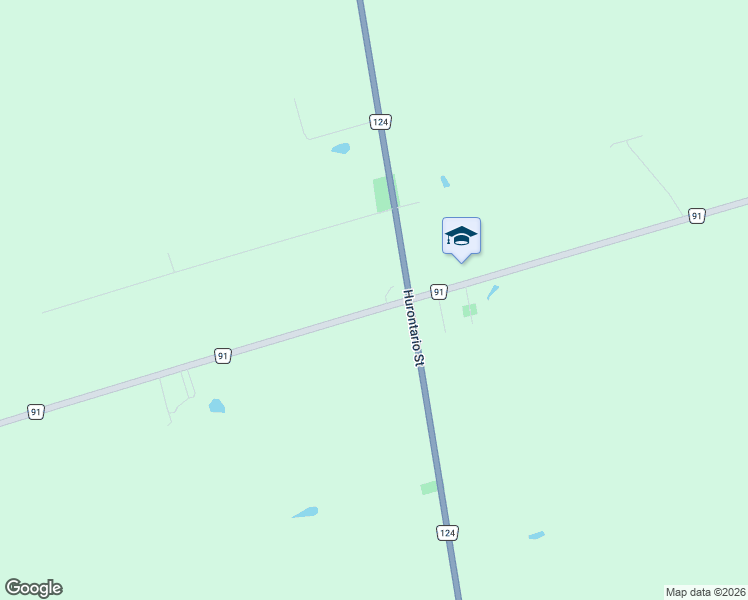 map of restaurants, bars, coffee shops, grocery stores, and more near 2808 Simcoe County Road 124 in Duntroon