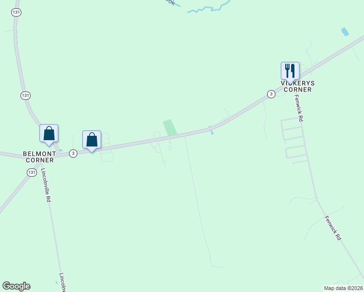 map of restaurants, bars, coffee shops, grocery stores, and more near 11 Bicknell Road in Belmont