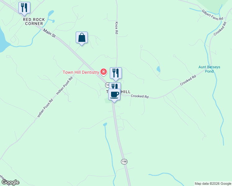 map of restaurants, bars, coffee shops, grocery stores, and more near 995 Crooked Road in Bar Harbor