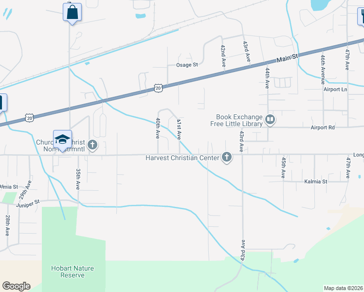 map of restaurants, bars, coffee shops, grocery stores, and more near 1241 41st Avenue in Sweet Home