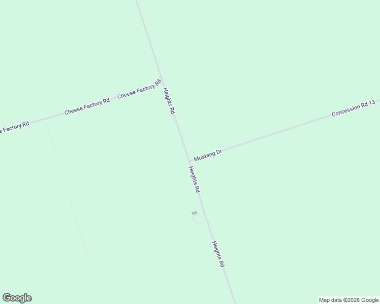 map of restaurants, bars, coffee shops, grocery stores, and more near 1326 Heights Road in Kawartha Lakes