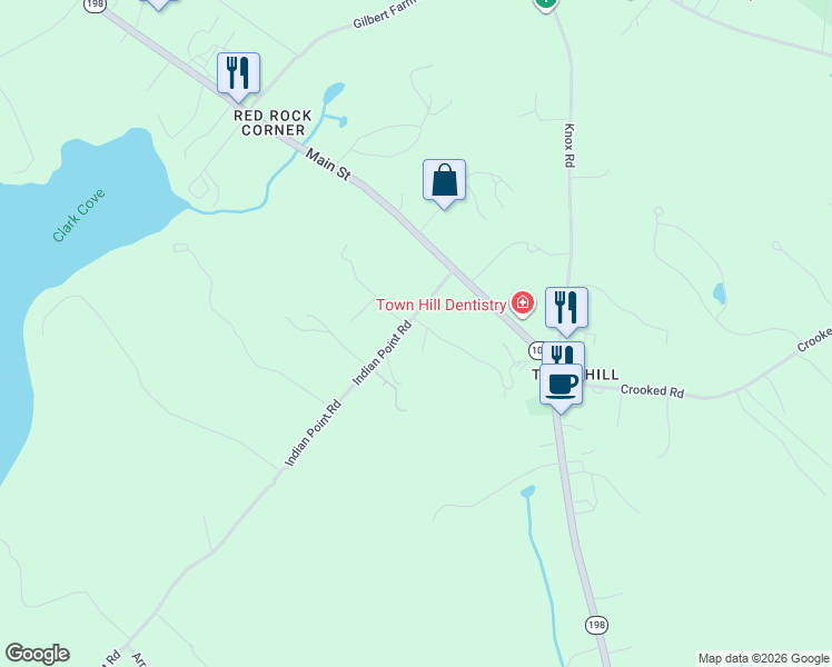 map of restaurants, bars, coffee shops, grocery stores, and more near 34 Indian Point Road in Bar Harbor