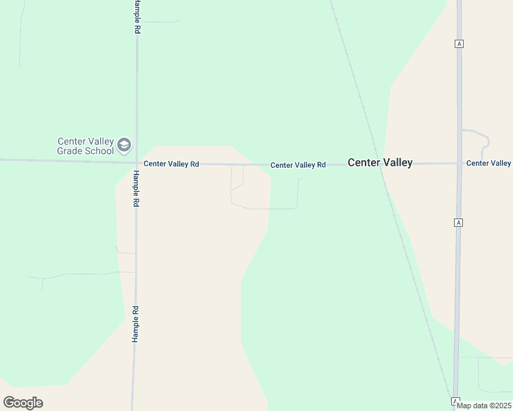 map of restaurants, bars, coffee shops, grocery stores, and more near W5525 Center Valley Road in Black Creek