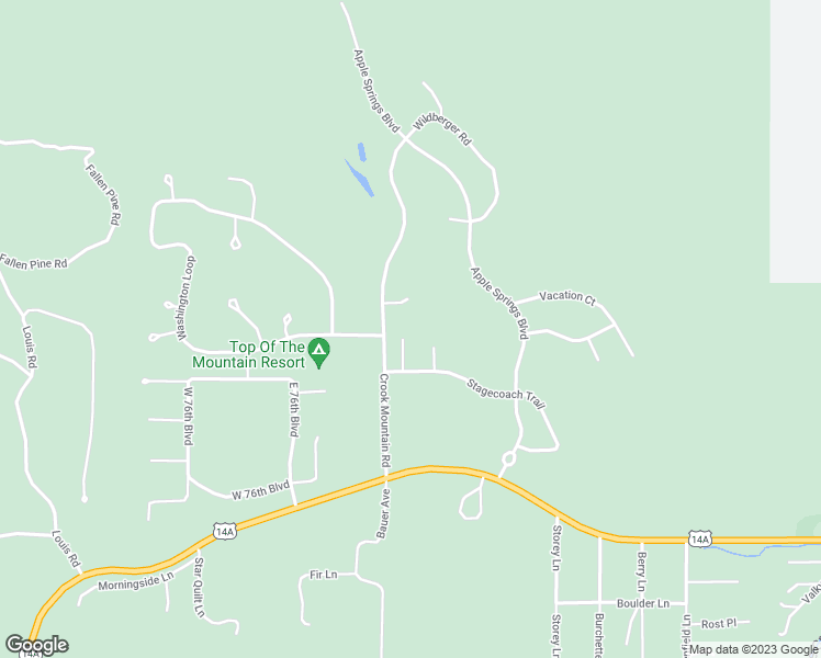map of restaurants, bars, coffee shops, grocery stores, and more near 20708 Covered Wagon Court in Sturgis