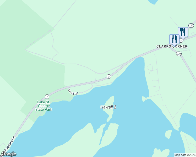 map of restaurants, bars, coffee shops, grocery stores, and more near 33 Heal Shore Road in Liberty