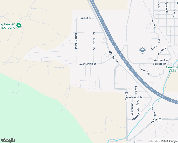map of restaurants, bars, coffee shops, grocery stores, and more near 2220 Dolan Creek Road in Sturgis