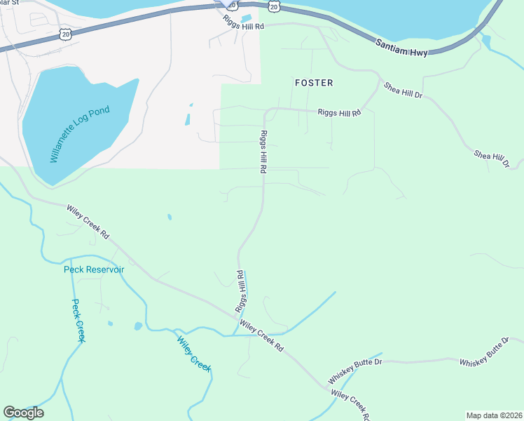 map of restaurants, bars, coffee shops, grocery stores, and more near 27555 Riggs Hill Road in Linn County