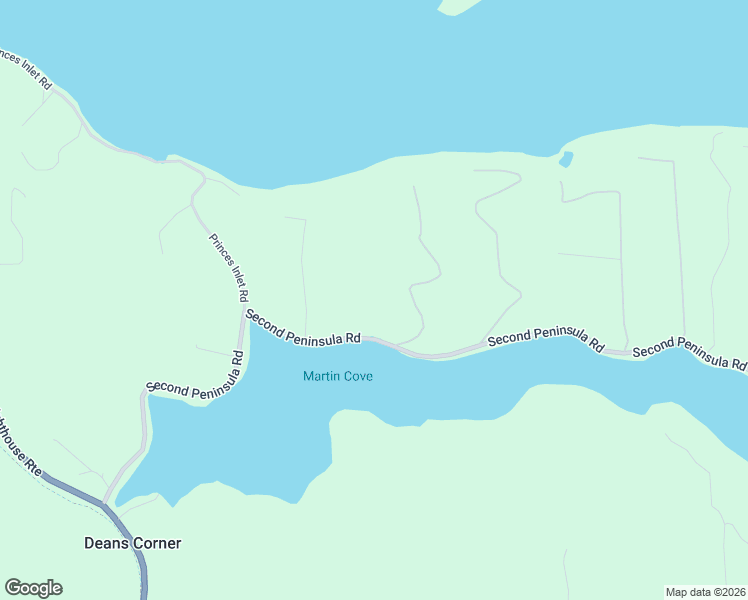 map of restaurants, bars, coffee shops, grocery stores, and more near 1 Second Peninsula Road in Lunenburg