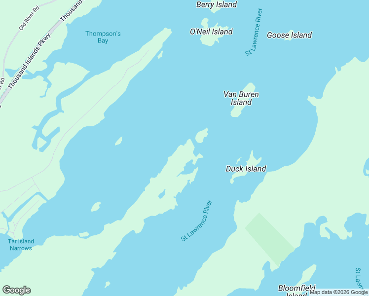 map of restaurants, bars, coffee shops, grocery stores, and more near 77 Kerry Point Road in Mallorytown